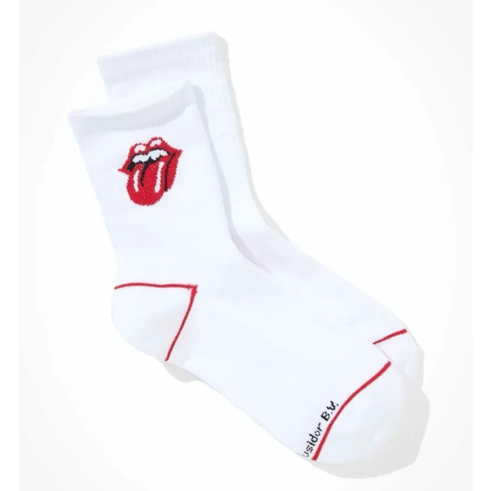 Rolling Stones crew socks